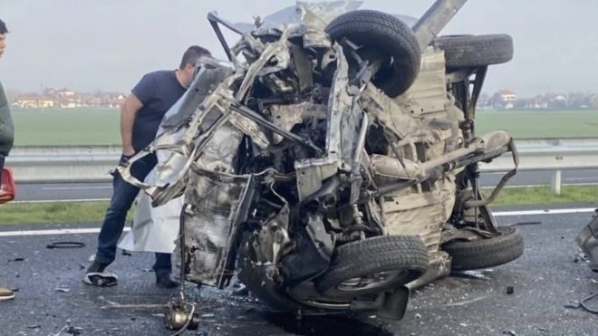 Фатална катастрофа затвори АМ "Тракия" /снимки/