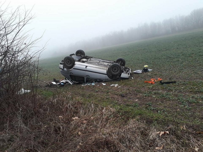 Пиян младеж е катастрофирал и е ранил трима свои приятели