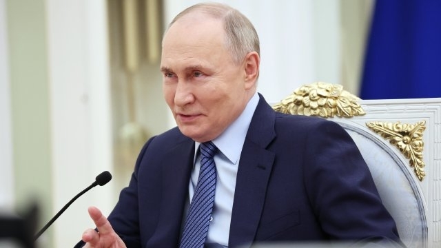 Досегашният президент на Руската федерация Владимир Путин получи 85,13% от