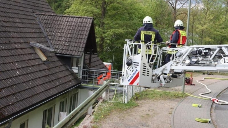 Пожарникари са помогнали на деца качили се на покрив на