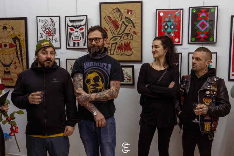 Изложба с творчеството на осем татуисти бе открита в Художествена