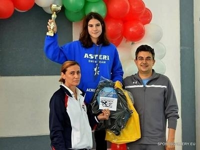 Младата състезателка от Козлодуй Гергана Стоянова която се състезава за