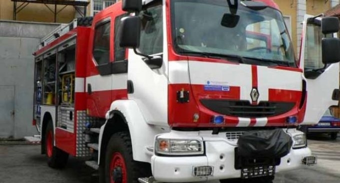 Нов високопроходим професионален противопожарен автомобил пристигна вчера в Кула Поредната
