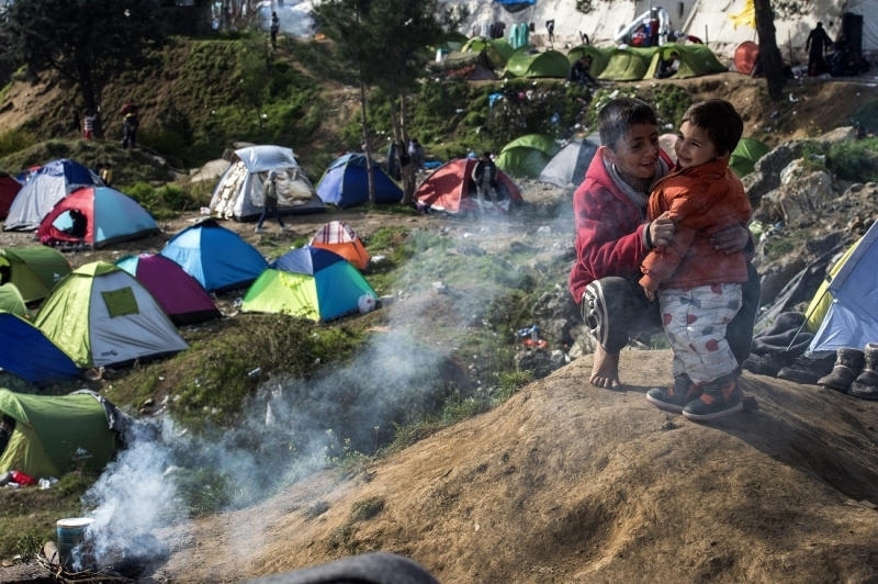 Бивак устроен за кратковременен престой на мигранти откриха в гората над Ихтиман В