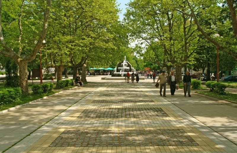 Столичанин се повози с колата си в пешеходната зона във