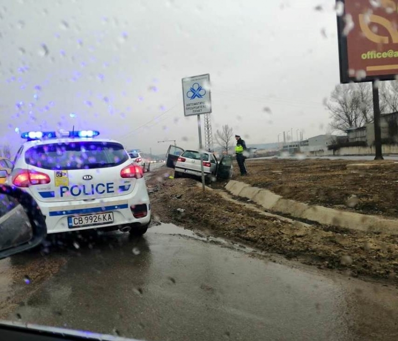 Тежка катастрофа е станала на изхода на Монтана научи ексклузивно