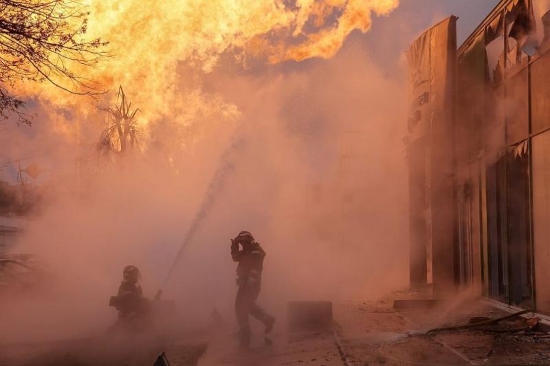 Най малко двама души са били убити след като Русия нанесе