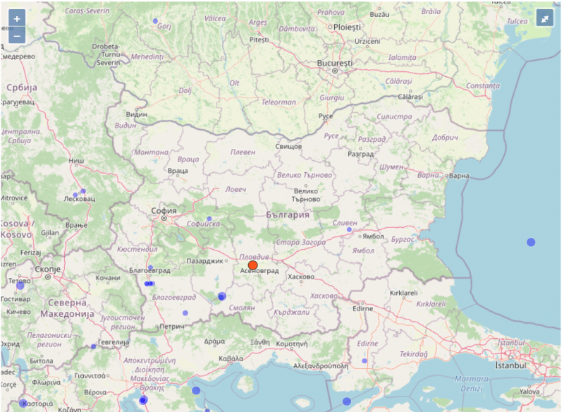 Земетресение разтърси Пловдивско. Епицентърът е близо до Калековец и на