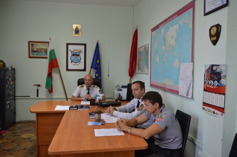 Видинската пожарна представи анализ на дейността си през 2022 г През