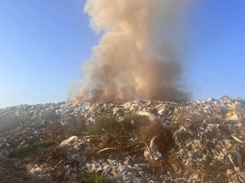 Пожарът на сметище във Враца който лумна вчера вечерта вече