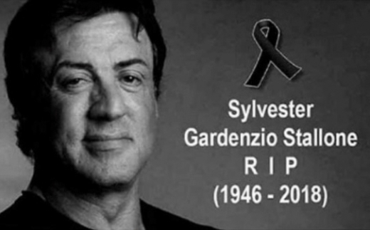 Актьорът Силвестър Сталоун е починал рано тази сутрин в дома