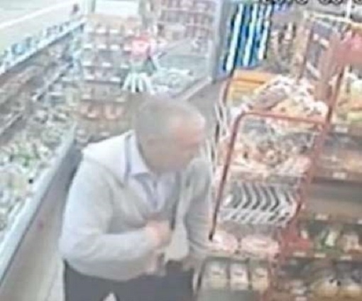 Възрастен мъж с дебело досие е извършил кражба от магазин