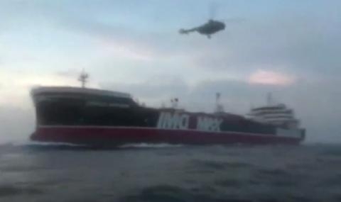 Ислямският революционен гвардейски корпус на Иран показа кадри от задържането