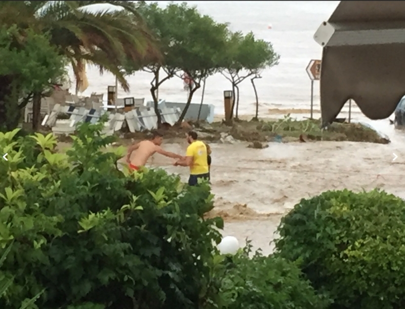 Обстановката на полуостров Халкидики в съседна Гърция продължава да се
