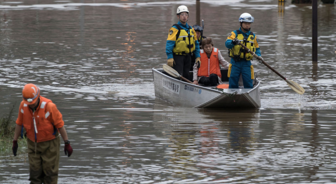 Седемдесет и пет са вече жертвите причинени в Япония от