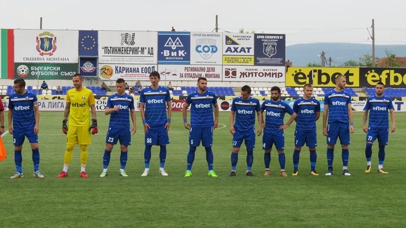 Отборът на Монтана спечели изключително трудна победа с 2 1 над