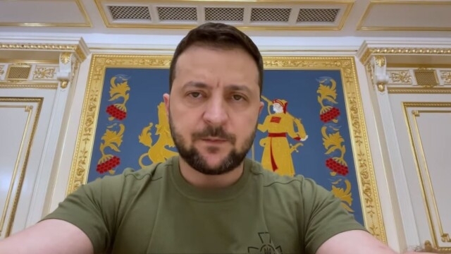 Президентът на Украйна Володимир Зеленски пусна видео за здравословното си