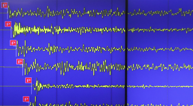 Земетресение с магнитуд 6,1 е регистрирано в Тихия океан край