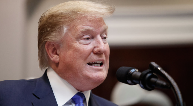 Президентът на САЩ Доналд Тръмп заяви вчера че обмисля сериозно