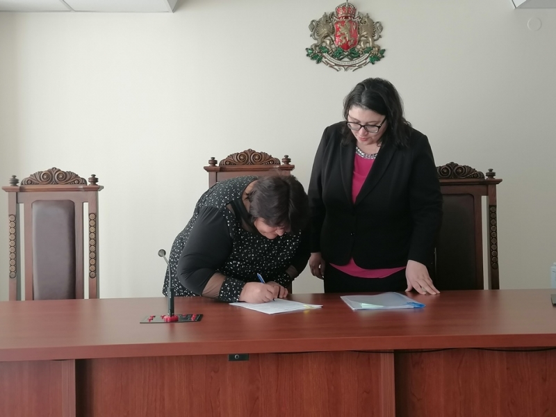 Новият председател на Районен съд - Козлодуй встъпи в длъжност
