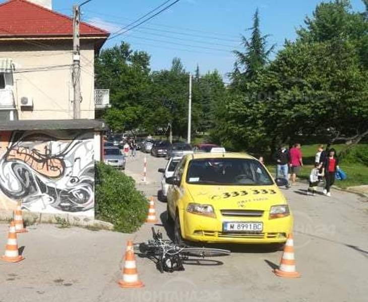 Таксиджия е блъснал дете на колело в Монтана Инцидентът е