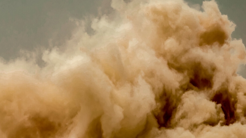 За първи път тази година, голямо количество прах от Сахара