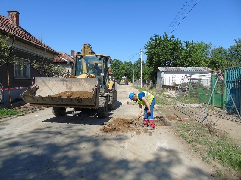 Приключиха дейностите по изграждане на участъци от канализационни клонове на