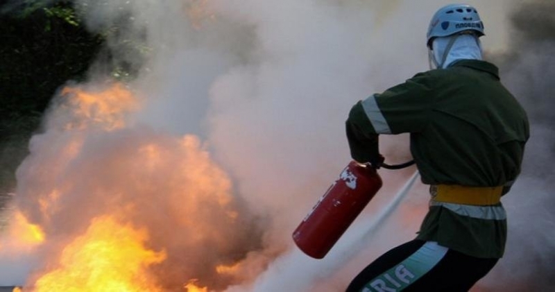 Огнеборци гасиха пожар в Монтанско съобщиха от МВР Инцидентът е