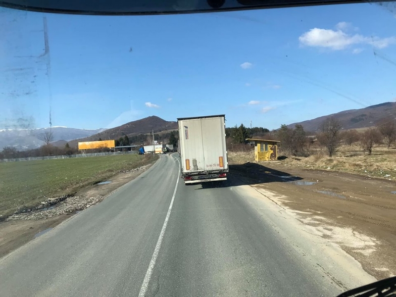 Тежка катастрофа е станала на международния път Е 79 между Мездра