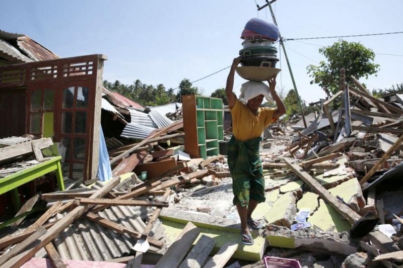 Поредицата катастрофални земетресения които разлюляха това лято индонезийския остров Ломбок са причинили смъртта на