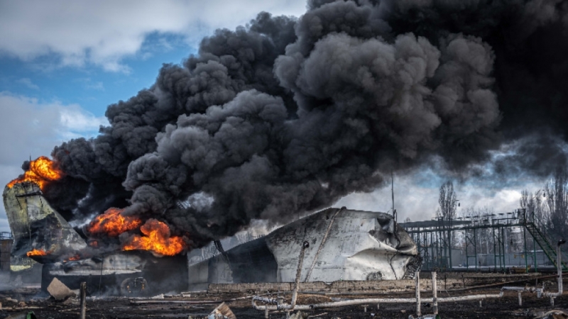 Руски ракети поразиха район близо до летището на Лвов съобщи