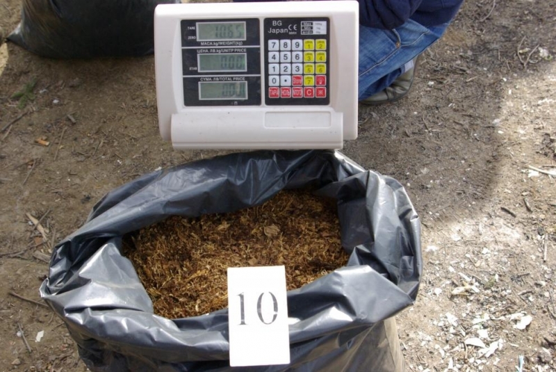 Полциията е хванала търговец на контрабанден тютюн в Мездра съобщиха