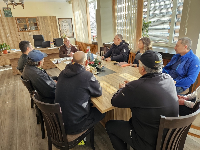Кметът на Берковица Радослав Найденов проведе работна среща с представители