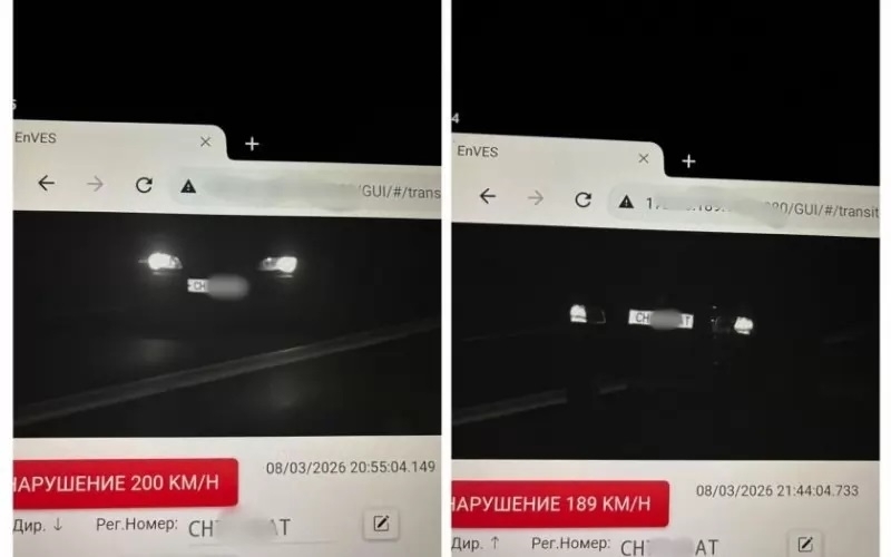 Водач бе заснет два пъти с 200 км/ч в рамките на 49 минути