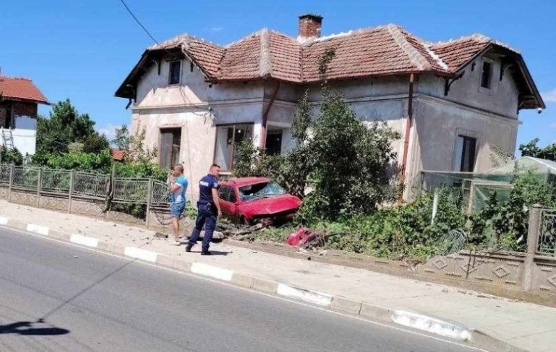 Гонката в Монтанско: Вижте ВИДЕО от катастрофата с бившия затворник в Аспарухово