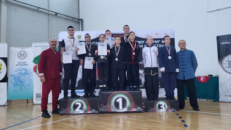 УШУ - Монтана спечели 17 медала на републиканско първенство в Пловдив