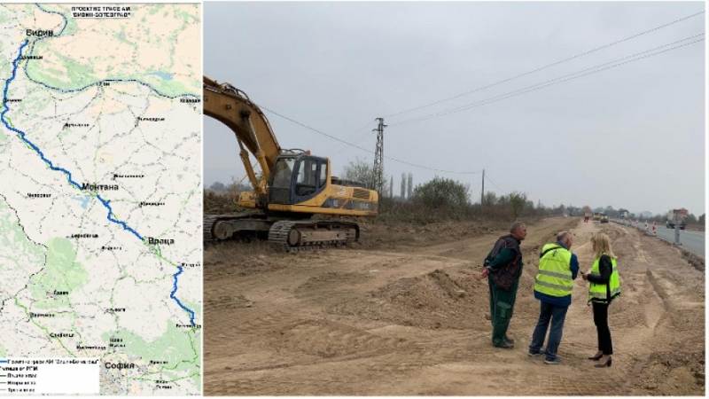 Започва строителството на Е 79 от Видин до пътен възел Макреш