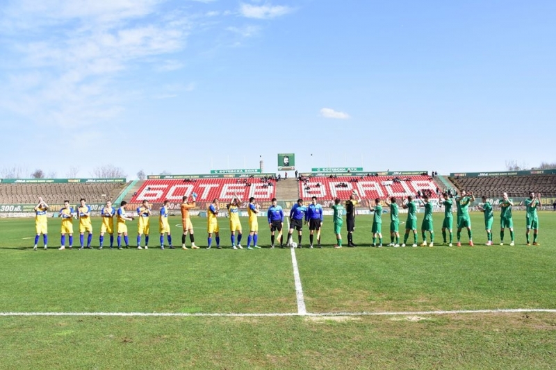 "Ботев" с трудна победа над "Поморие" във Враца