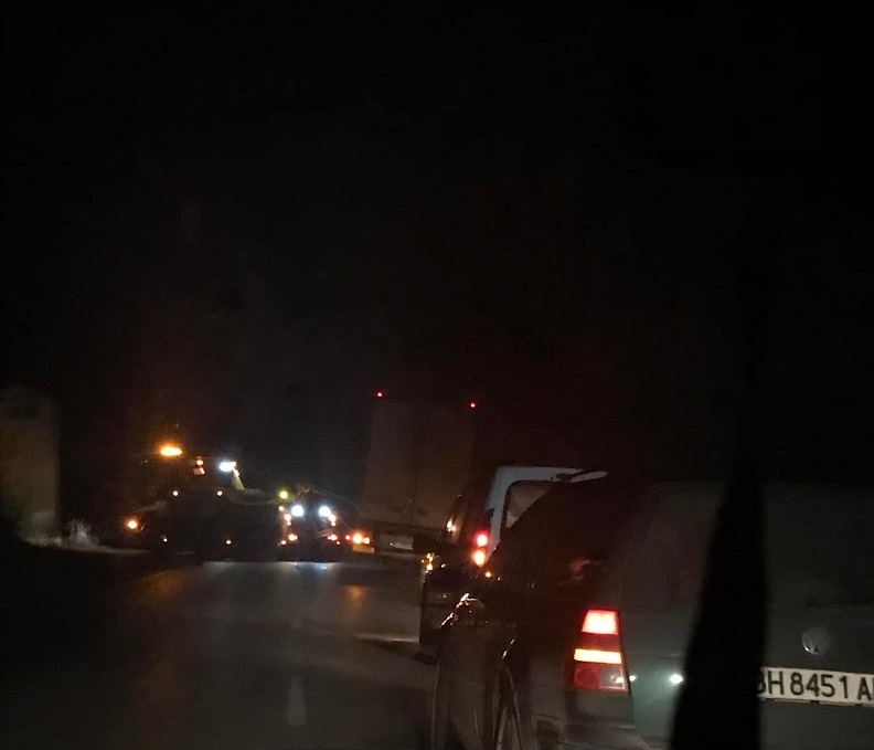 ТИР се е преобърнал край Видин научи агенция BulNews Пътният инцидент