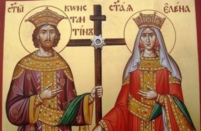 На 21 май Църквата почита паметта на Св Св равноапостоли Константин