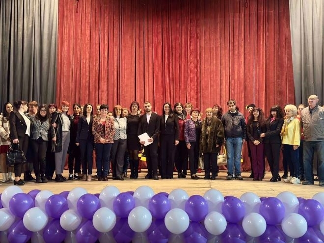 Синдикатът на българските учители в Мизия отбеляза 35 години от своето създаване /снимки/