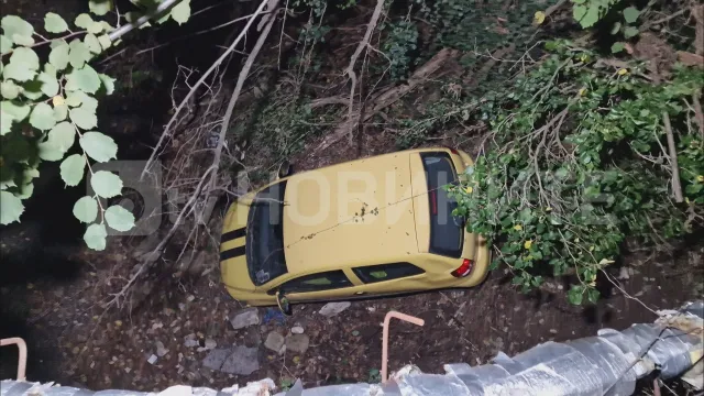 Семейство оцеля по чудо след като автомобилът им излезе от