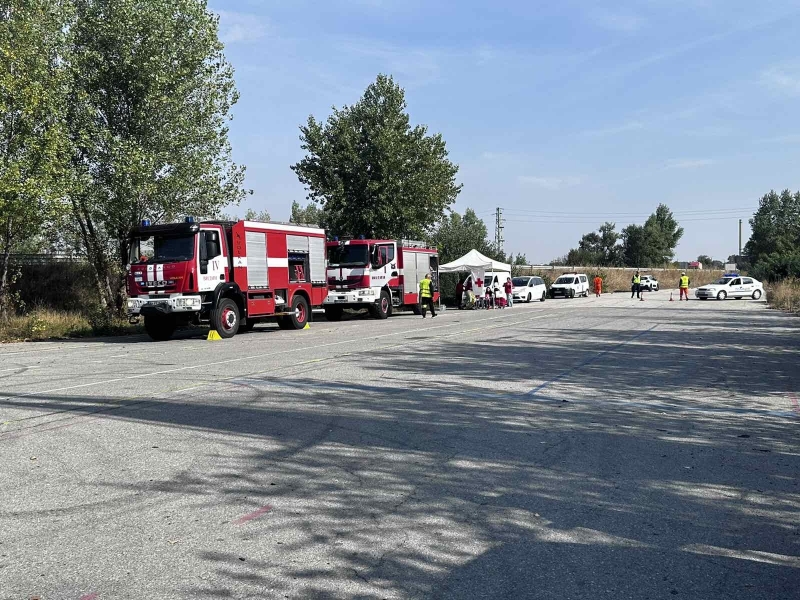 Пълномащабното учение на съставните части на Единната спасителна система ЕСС