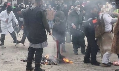 В село Вевчани в Северна Македония е изгорено българско знаме,