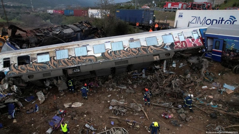 Трети ден на траур в Гърция след тежката влакова катастрофа