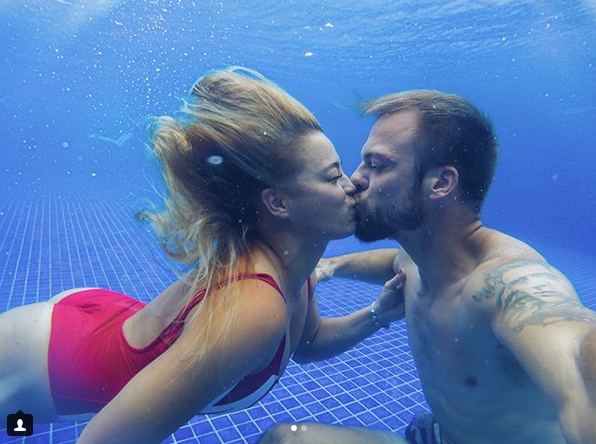 Евгения Джаферович отново прикова погледите Съпругата на бившия хърватски футболист