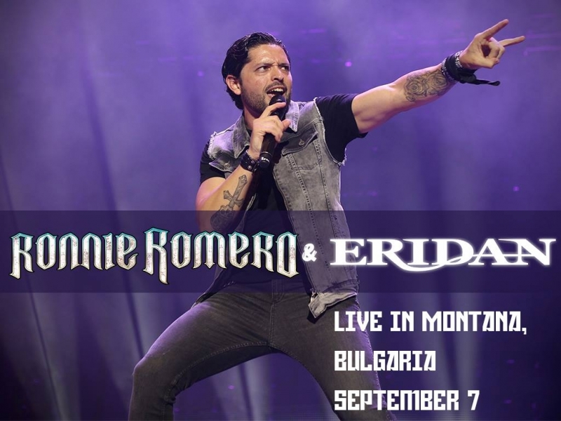 Първото гостуване на Ronnie Romero в България и единственият му