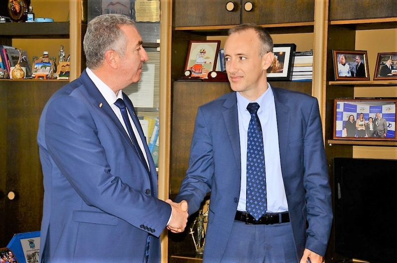 Кметът на Видин Огнян Ценков се срещна с министъра на