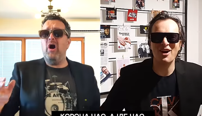 Кавър на на македонския актьор Драган Спасов Дац и композитора Александър