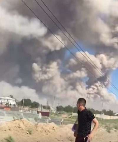 Взрив избухна днес в склад с боеприпаси във военна база